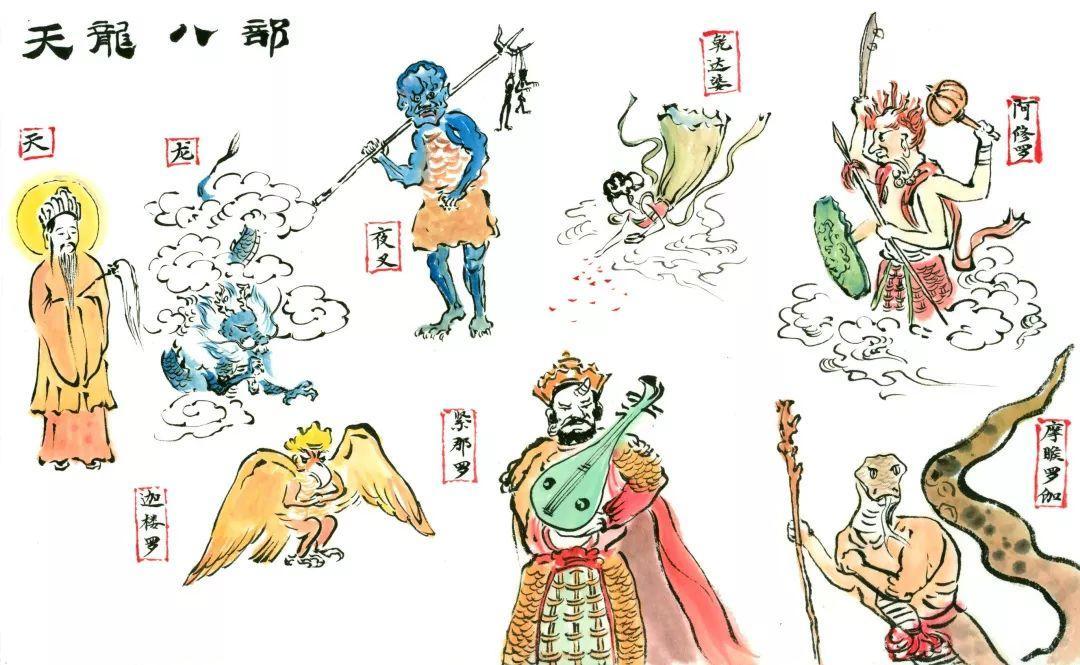 天龙八部护法神介绍_天龙八部佛教神祇_天龙八部