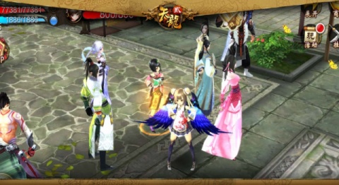 天龙八部3D灵鹫宫挑战_天龙八部3D神翼技能_天龙八部游戏