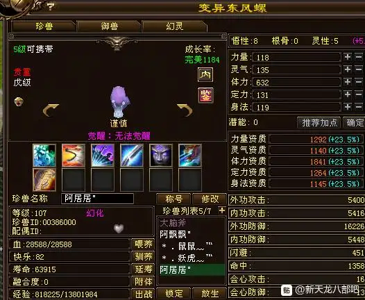 天龙八部游戏_天龙八部稀有宠物盘点_新天龙八部绝版宠物