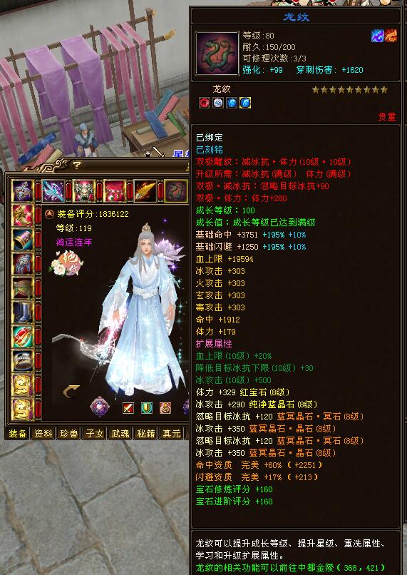 星楼月影真·天龙天花板_天龙八部游戏_天龙全服第一人装备分析