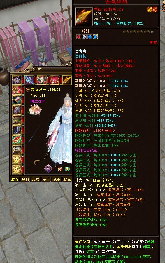星楼月影真·天龙天花板_天龙全服第一人装备分析_天龙八部游戏
