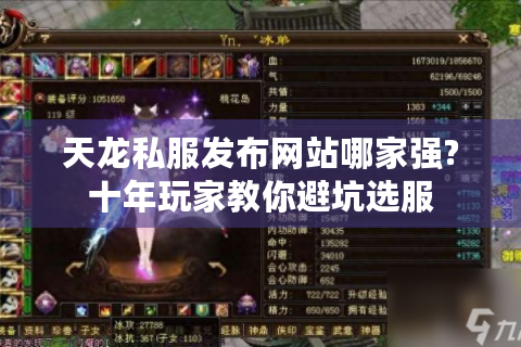 天龙私服发布网站哪家强?十年玩家教你避坑选服